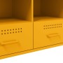 Mueble para TV acero amarillo mostaza 100,5x39x50,5 cm