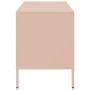 Mueble para TV acero rosa 68x39x50,5 cm
