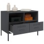 Mueble para TV acero gris antracita 68x39x50,5 cm