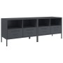 Muebles para TV 2 unidades acero gris antracita 68x39x50,5 cm