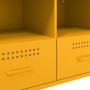 Mueble para TV acero amarillo mostaza 68x39x50,5 cm