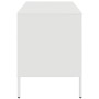 Muebles para TV 2 unidades acero blanco 68x39x50,5 cm