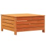 Taburete de jardín madera de pino marrón cera 62x63,5x32 cm