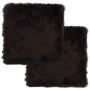 Chair cushions 2 pcs brown genuine sheepskin 40x40 cm by vidaXL, Cushions for chairs and sofas - Ref: Foro24-283886, Price: 4...