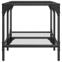 Mesa de centro superficie de vidrio acero 78,5x40x40 cm en Mesas de centro | Comprar online en Foro24