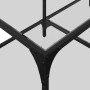 Mesa de centro superficie de vidrio acero 98,5x50x40 cm en Mesas de centro | Comprar online en Foro24