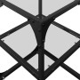 Mesas de centro 2 uds vidrio transparente y acero 30x30x45 cm en Mesas de centro | Comprar online en Foro24