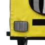 Remolque de bicicleta mascotas hierro tela Oxford amarillo gris de vidaXL, Cochecitos para mascotas - Ref: Foro24-93868, Prec...