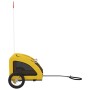 Haustier-Fahrradanhänger, Eisen-Oxford-Stoff, Gelb von vidaXL, Kinderwagen für Haustiere - Ref: Foro24-93952, Preis: 94,00 €,...