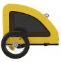 Remolque de bicicleta mascotas hierro tela Oxford amarillo de vidaXL, Cochecitos para mascotas - Ref: Foro24-93952, Precio: 9...
