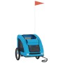 Haustier-Fahrradanhänger, Eisen-Oxford-Stoff, Blau von vidaXL, Kinderwagen für Haustiere - Ref: Foro24-93960, Preis: 101,29 €...