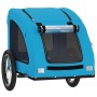Haustier-Fahrradanhänger, Eisen-Oxford-Stoff, Blau von vidaXL, Kinderwagen für Haustiere - Ref: Foro24-93960, Preis: 101,29 €...