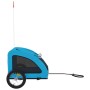 Haustier-Fahrradanhänger, Eisen-Oxford-Stoff, Blau von vidaXL, Kinderwagen für Haustiere - Ref: Foro24-93960, Preis: 101,29 €...