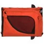 Remolque de bicicleta mascotas hierro tela Oxford naranja negro de vidaXL, Cochecitos para mascotas - Ref: Foro24-93991, Prec...