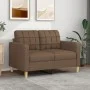 2 seater brown fabric sofa 120 cm by vidaXL, Sofas - Ref: Foro24-359086, Price: 195,73 €, Discount: %