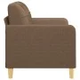 2 seater brown fabric sofa 120 cm by vidaXL, Sofas - Ref: Foro24-359086, Price: 195,73 €, Discount: %