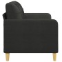 2-Sitzer-Sofa aus schwarzem Stoff, 140 cm von vidaXL, Sofas - Ref: Foro24-359095, Preis: 193,00 €, Rabatt: %