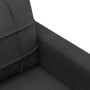 2-Sitzer-Sofa aus schwarzem Stoff, 140 cm von vidaXL, Sofas - Ref: Foro24-359095, Preis: 193,00 €, Rabatt: %