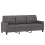 Graues 3-Sitzer-Sofa aus Kunstleder, 180 cm von vidaXL, Sofas - Ref: Foro24-359124, Preis: 238,82 €, Rabatt: %