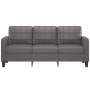 Graues 3-Sitzer-Sofa aus Kunstleder, 180 cm von vidaXL, Sofas - Ref: Foro24-359124, Preis: 271,14 €, Rabatt: %