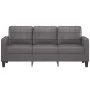Graues 3-Sitzer-Sofa aus Kunstleder, 180 cm von vidaXL, Sofas - Ref: Foro24-359124, Preis: 238,82 €, Rabatt: %
