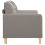 2-seater sofa in taupe gray fabric 120 cm by vidaXL, Sofas - Ref: Foro24-359090, Price: 199,83 €, Discount: %