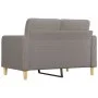 2-seater sofa in taupe gray fabric 120 cm by vidaXL, Sofas - Ref: Foro24-359090, Price: 196,56 €, Discount: %
