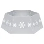 Silver and white Christmas tree skirt Ø68x25 cm by vidaXL, Christmas tree footmuff - Ref: Foro24-331305, Price: 21,28 €, Disc...