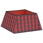 Roter und schwarzer Christbaumrock 48x48x25 cm von vidaXL, Weihnachtsbaum-Fußsack - Ref: Foro24-331306, Preis: 10,16 €, Rabat...