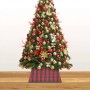 Roter und schwarzer Christbaumrock 48x48x25 cm von vidaXL, Weihnachtsbaum-Fußsack - Ref: Foro24-331306, Preis: 10,16 €, Rabat...