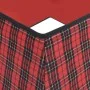 Red and black Christmas tree skirt 48x48x25 cm by vidaXL, Christmas tree footmuff - Ref: Foro24-331306, Price: 10,08 €, Disco...