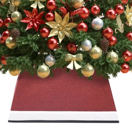 Rot-weißer Weihnachtsbaumrock 48x48x25 cm von vidaXL, Weihnachtsbaum-Fußsack - Ref: Foro24-331307, Preis: 10,48 €, Rabatt: %