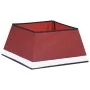 Rot-weißer Weihnachtsbaumrock 48x48x25 cm von vidaXL, Weihnachtsbaum-Fußsack - Ref: Foro24-331307, Preis: 10,48 €, Rabatt: %