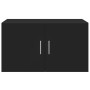 Armario de pared madera de ingeniería negro 70x42,5x40 cm