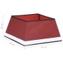 Rot-weißer Weihnachtsbaumrock 48x48x25 cm von vidaXL, Weihnachtsbaum-Fußsack - Ref: Foro24-331307, Preis: 10,56 €, Rabatt: %