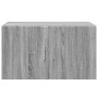 Armario de pared madera de ingeniería gris Sonoma 70x42,5x40 cm
