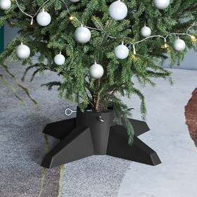 Soporte para árbol de Navidad gris 55,5x55,5x15 cm