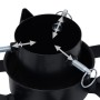 Black Christmas tree stand 47x47x13.5 cm by vidaXL, Christmas tree stands - Ref: Foro24-331315, Price: 32,71 €, Discount: %