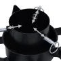 Black Christmas tree stand 47x47x13.5 cm by vidaXL, Christmas tree stands - Ref: Foro24-331315, Price: 32,10 €, Discount: %