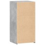 Aparador madera de ingeniería gris hormigón 45x42,5x93 cm