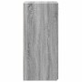 Aparador madera de ingeniería gris Sonoma 45x42,5x93 cm
