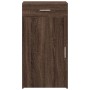 Aparador de madera de ingeniería marrón roble 50x42,5x93 cm