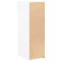 Aparador madera de ingeniería blanco 30x42,5x93 cm
