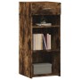 Aparador madera de ingeniería roble ahumado 40x42,5x93 cm