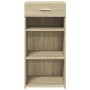 Aparador madera de ingeniería roble Sonoma 45x42,5x93 cm