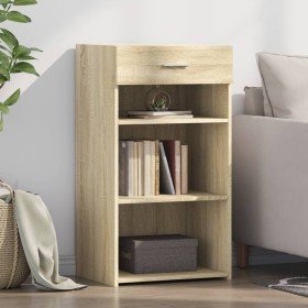 Aparador de madera de ingeniería roble Sonoma 50x42,5x93 cm en Aparadores | Comprar online en Foro24