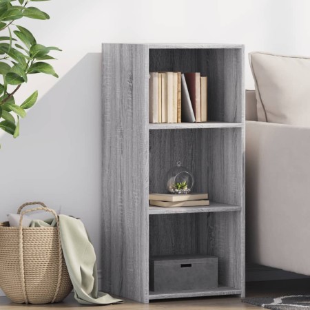Aparador madera de ingeniería gris Sonoma 40x41x93 cm en Aparadores | Comprar online en Foro24