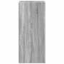 Aparador madera de ingeniería gris Sonoma 40x41x93 cm en Aparadores | Comprar online en Foro24