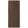 Aparador de madera de ingeniería marrón roble 40x41x93 cm