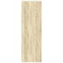 Aparador alto madera de ingeniería roble Sonoma 30x41x124 cm